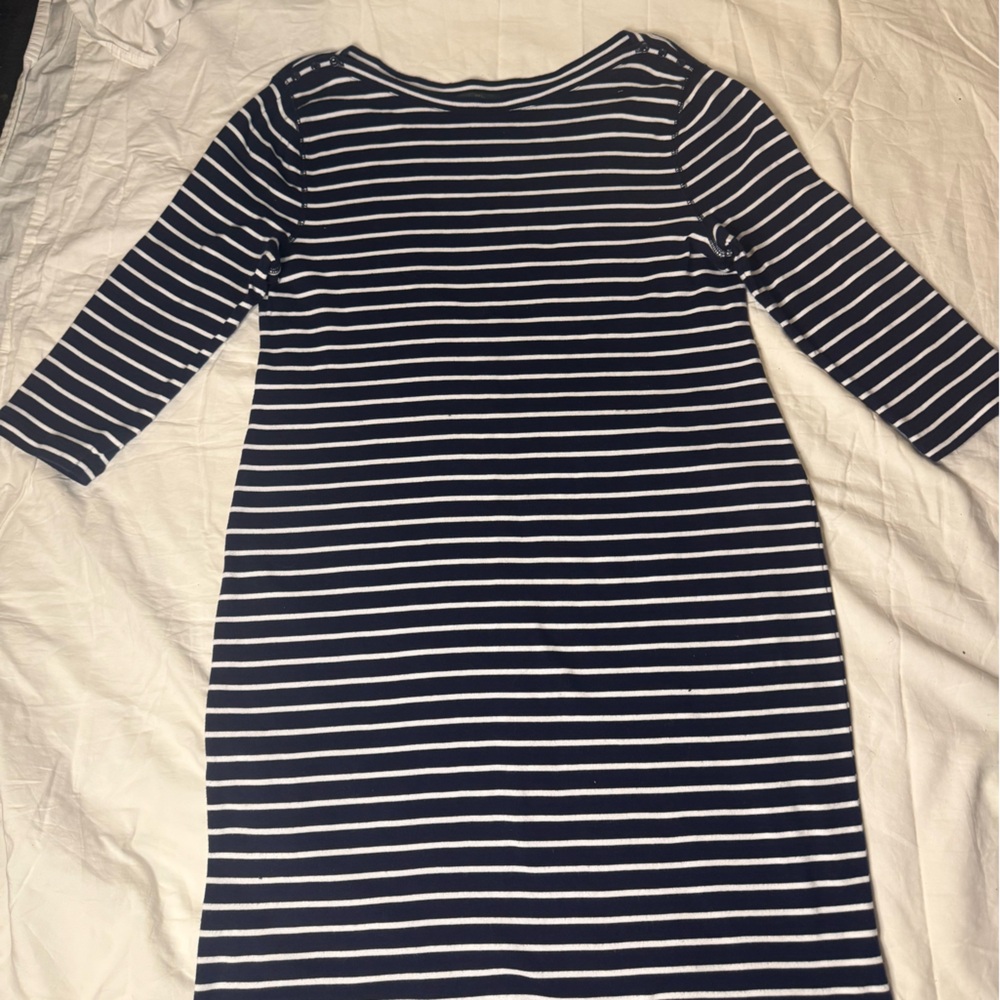 Ralph Lauren Navy and White Striped dress business casual college‎ core academia